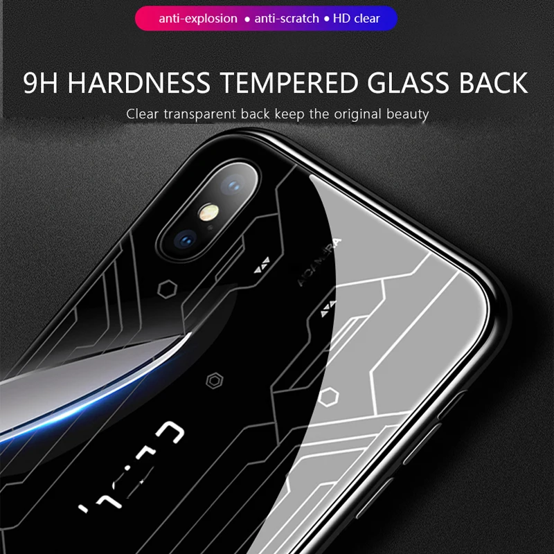 Магнитный металлический адсорбционный чехол для iphone XS Max, чехол для телефона из закаленного стекла+ мягкая задняя крышка для iphone XS Max, чехол 6,5"