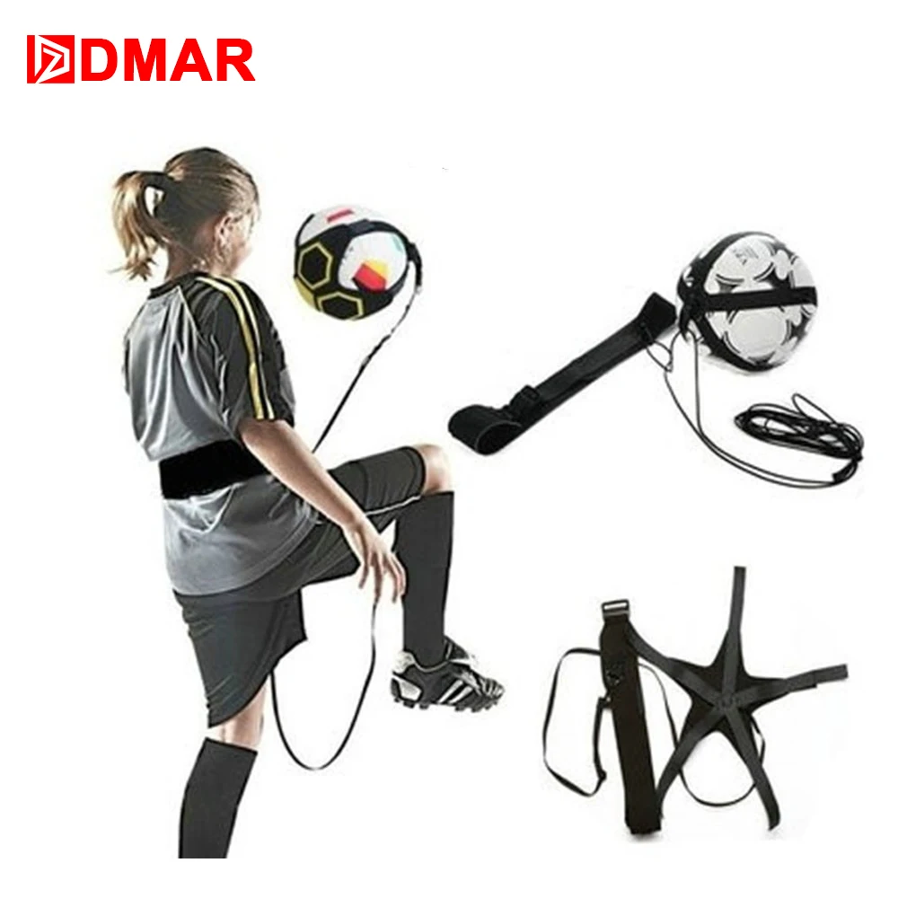 

DMAR Soccerl Kick Solo Trainer Belt Adjustable Swing Bandage Control Football Training Aid Equipment Waist Belts Dropshipping