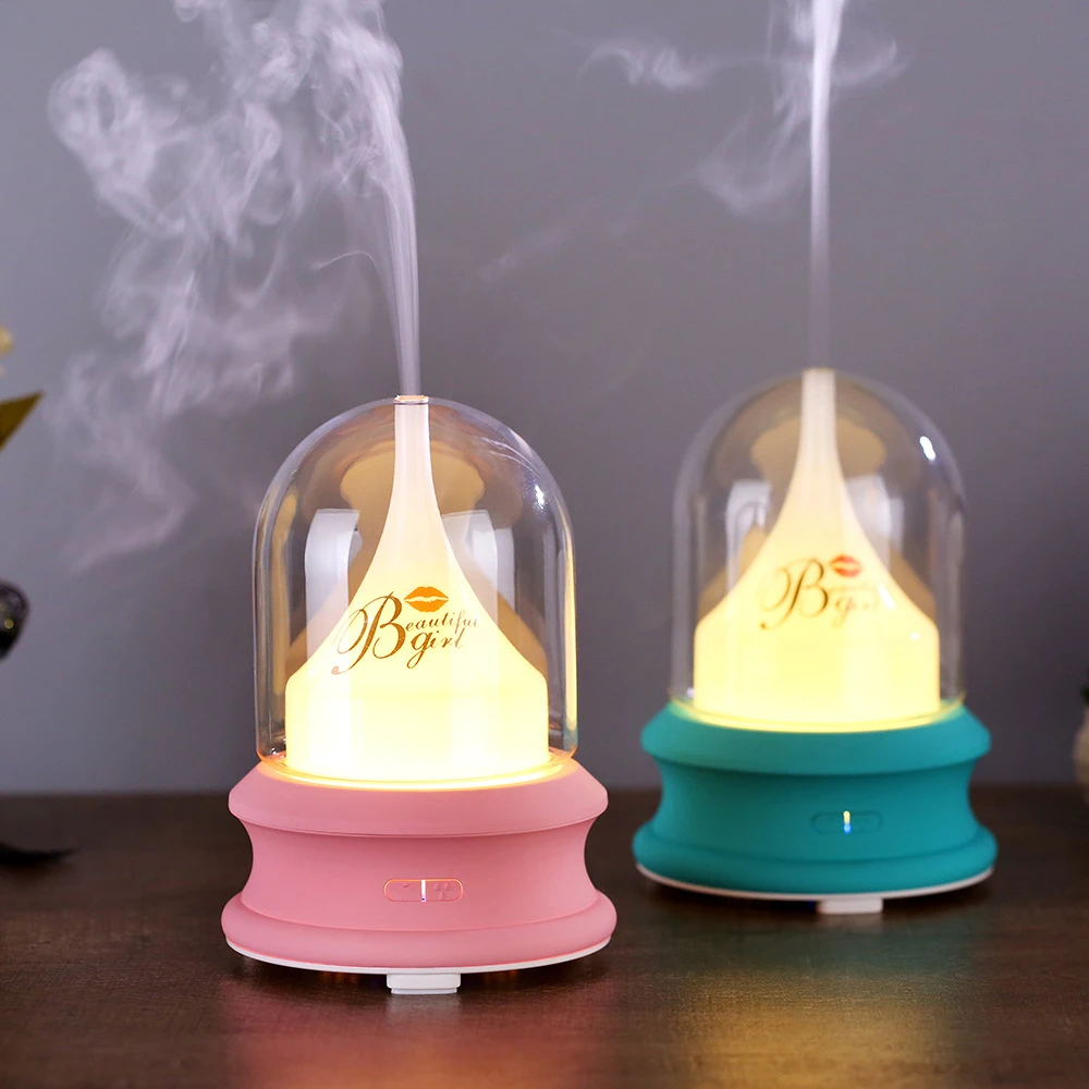 

100ML Air Humidifier Creative USB Aroma Diffuser Ultrasonic Essential Oil Diffuser Electric Water Mist Maker Atomizer With Light