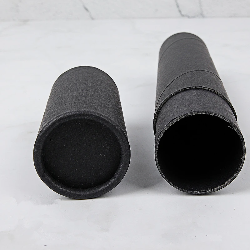 black paper tube
