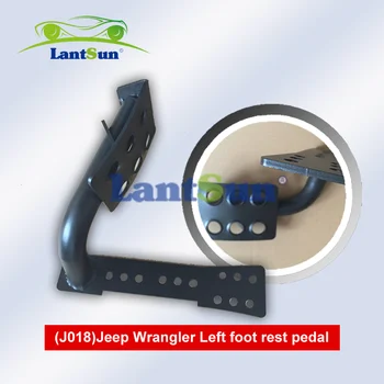 

one piece black steel left foot rest pedal for Jeep wrangler JK 2007~2015 auto products auto products Lantsun