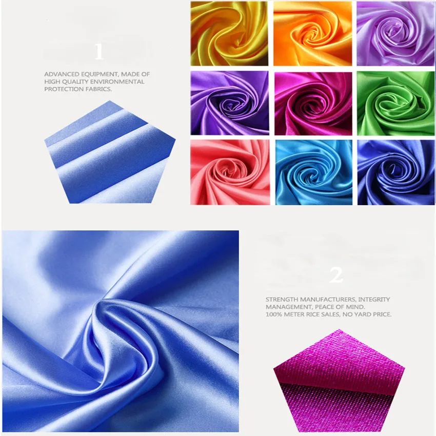 

Satin fabric silk cloth 150*100cm Handmade DIY for box lining home dress curtain wedding party decoration sewing background
