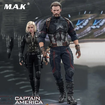 

Collectible Hot Toys MMS480 Full Set Figure Model Avengers Infinity War 1/6 scale Captain America Figure Model for Fans Gifts