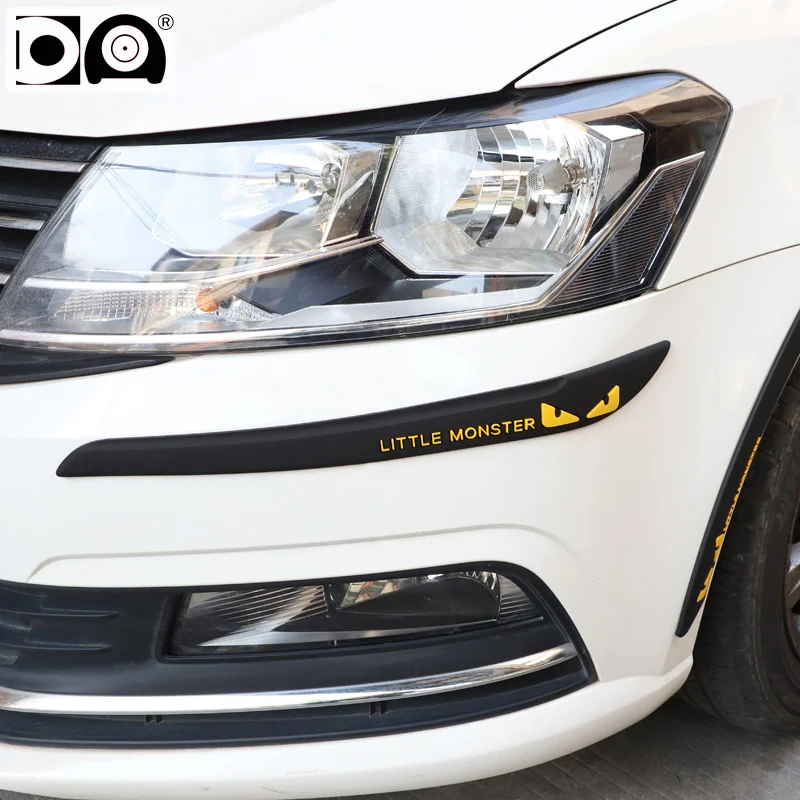 

Car Anti-collision Strip Bumper Protector Edge Corner Guard 2 pcs Black/White in car-styling mouldings for Hyundai series