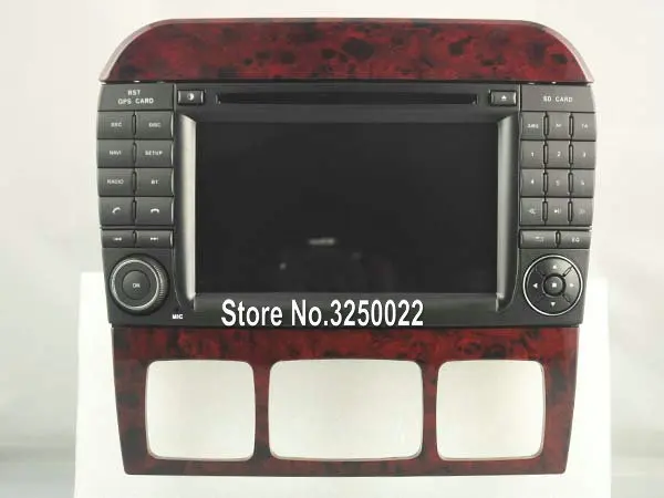 Discount Android 9.0 Car Dvd Navi Player FOR BENZ S CLASS W220 audio multimedia auto stereo support DVR WIFI DAB OBD all in one 1