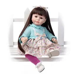 2015 новый дизайн Reborn для маленьких девочек куклы сладкий красивая кукла подарок на день рождения Игрушечные лошадки для Обувь для девочек