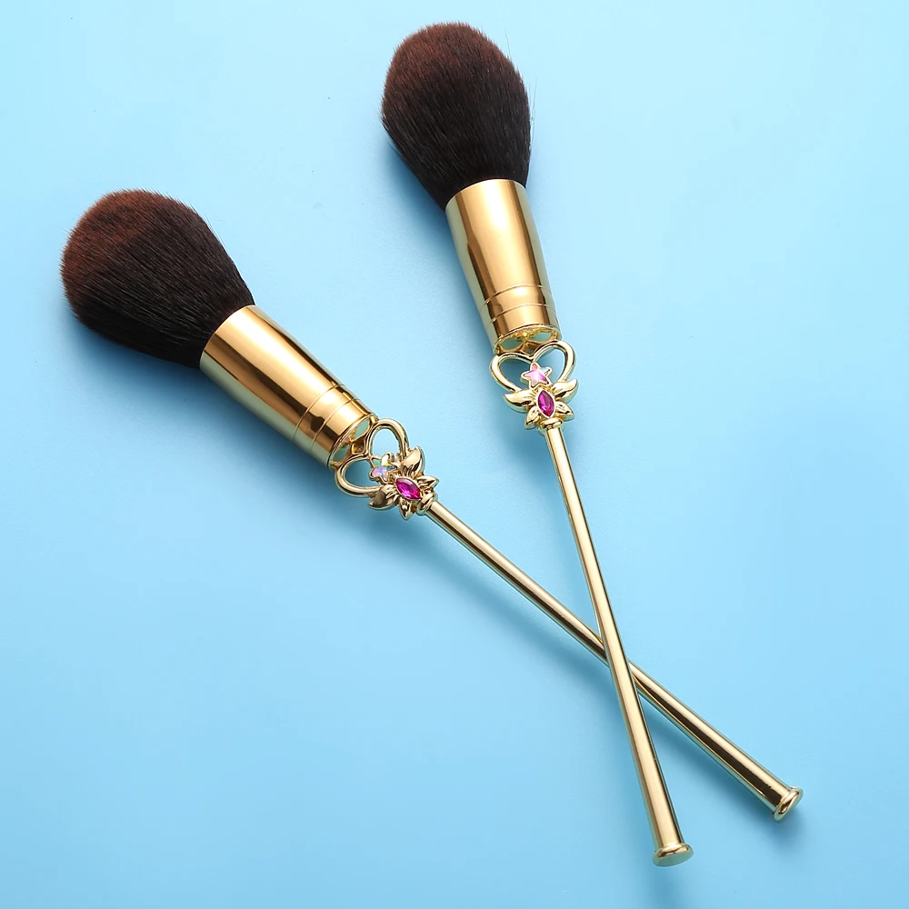 

1pc Soft Horse Hair Magic Loose Powder Makeup Brush Pro Makeup Brushes Top Quality Cosmetic Foundation Blush Brush Makeup Tools