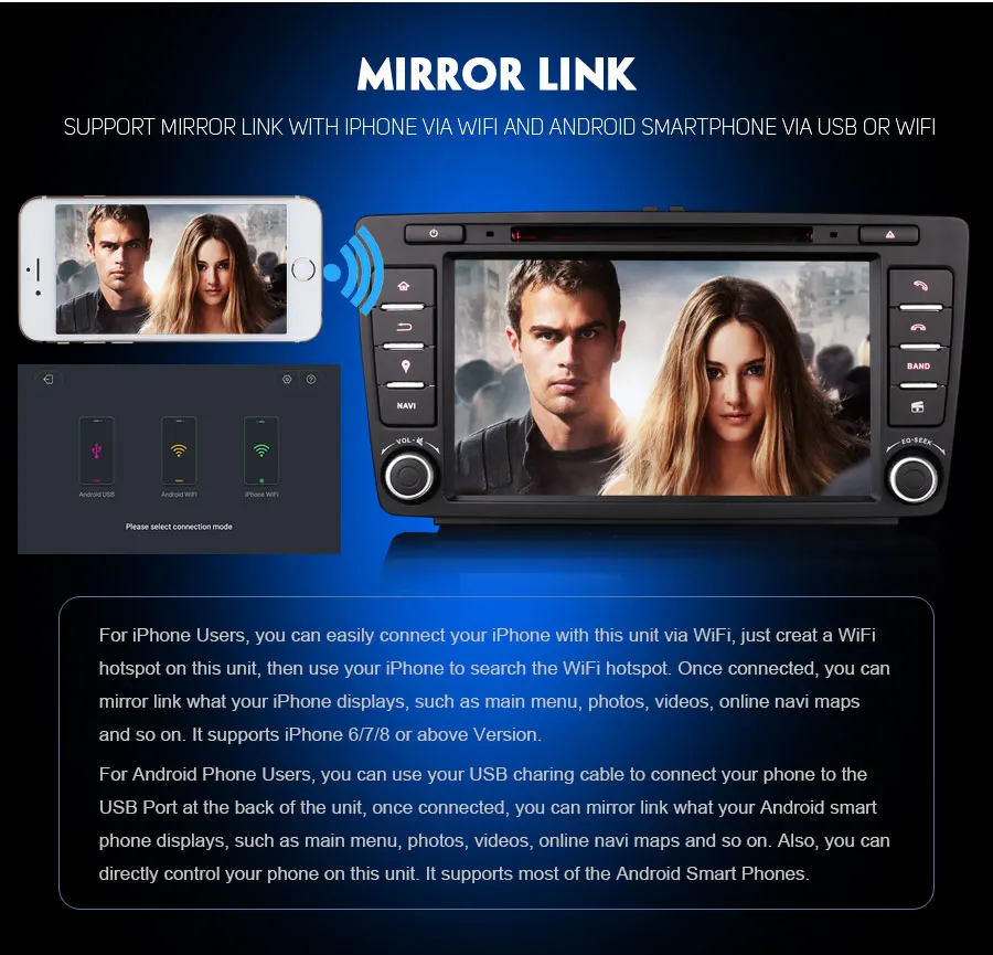 Clearance Erisin ES4826s 8 inch car dvd player android 9.0 2G RAM PX30 DAB OBD WIFI 3G for SKODA OCTAVIA 15