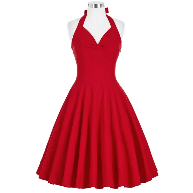 Audrey Hepburn Style 1950s Vintage Dresses Party Swing