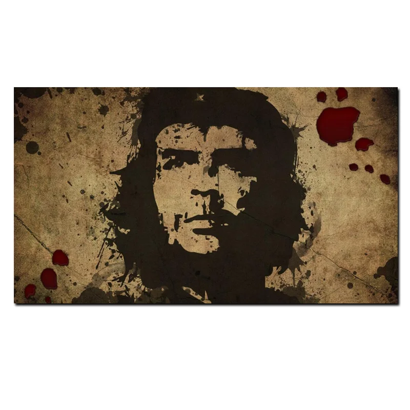 HD печать на стене холст персонаж Ретро Che Guevara свобода постеры Настенная картина