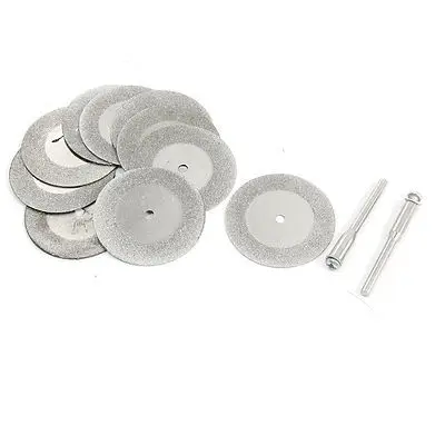 10PCS 35x1mm Aluminum Resin Bond Diamond Coated Grinding Wheel Gray w Drill Bits aluminum-grinding-wheel : image 10PCS 35x1mm Aluminum Resin Bond Diamond Coated Grinding Wheel Gray w Drill Bits aluminum-grinding-wheel