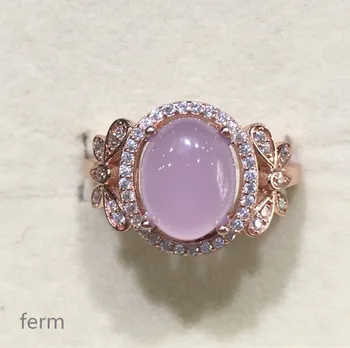 

KJJEAXCMY boutique jewelry 925 Silver-inlaid Natural Garnet Female Ring Mini Support Detection