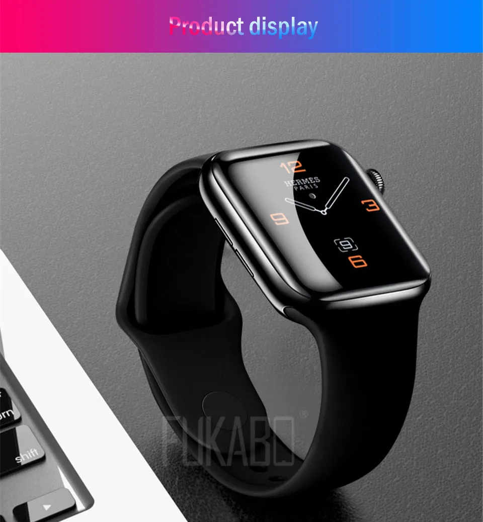 10D Защита экрана для Apple Watch Series 4 Watch 3 2 1 Защитная пленка для Apple Watch 4 3 2 1 38 40 42 44 мм HD мягкая пленка