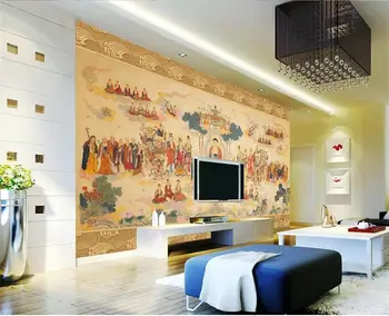 

3d room wallpaper custom murals non-woven wall sticker Buddhism painting backdrop wall photo wallpaper for wall 3d
