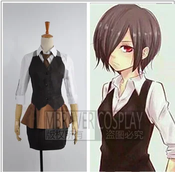 

Tokyo Ghoul Touka Kirishima Working Uniform Cosplay Costume Custom Any Size