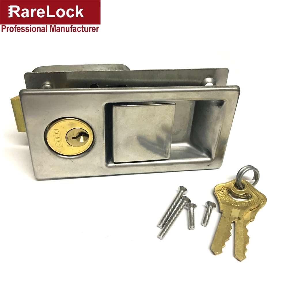 Rarelock MS528 304 Нержавеющая дверная ручка замок для хранения-коробка для женского гардероба шкатулка моторная лодка яхта Электрический шкаф DIY i