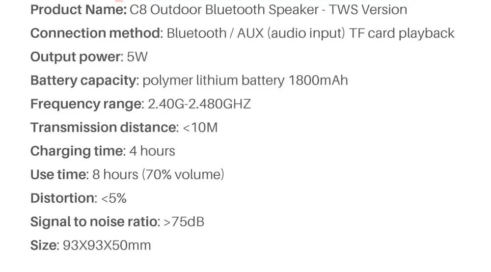 Outdoor Waterproof Bluetooth Speaker (24)
