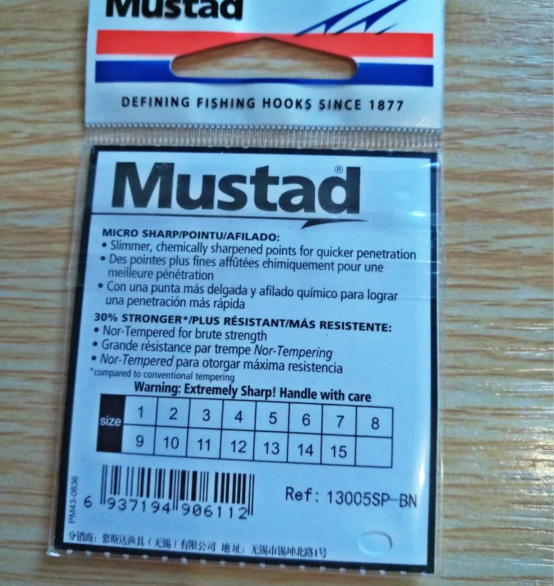 Аутентичные MUSTAD ISEAMA крючки 11837# рыболовный крючок из высокоуглеродистой колючей норвежский крючок MUSTAD Рыбалка снасти Pesca 5 упаковок/партия