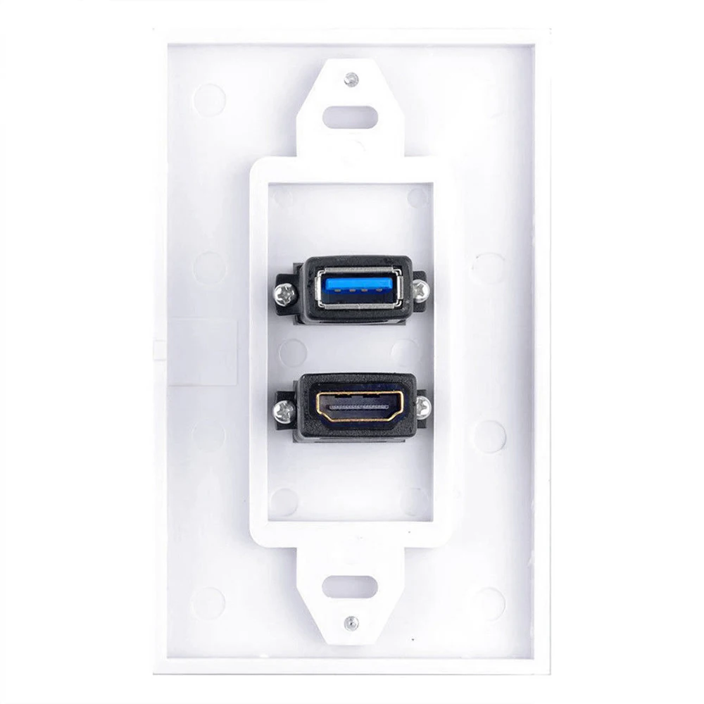 Настенная розетка с разъемом HDMI USB 3 0 и USB3.0|Удлинители электрические| |