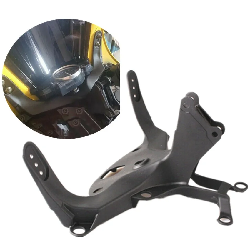 

For Yamaha YZF R1 2004 2005 2006 YZF-R1 Upper Fairing Stay Front HeadLight Bracket Cowl Black