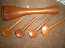 Jujube Cello fitting, jujube cello accessories 4/4 size with pegs and tail piece