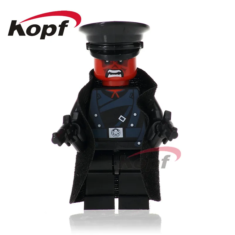 

Single Sale Super Heroes Red Skull Mandarin Thor Grandmaster Valkyrja Bricks Action Building Blocks Children Gift Toys XH 709