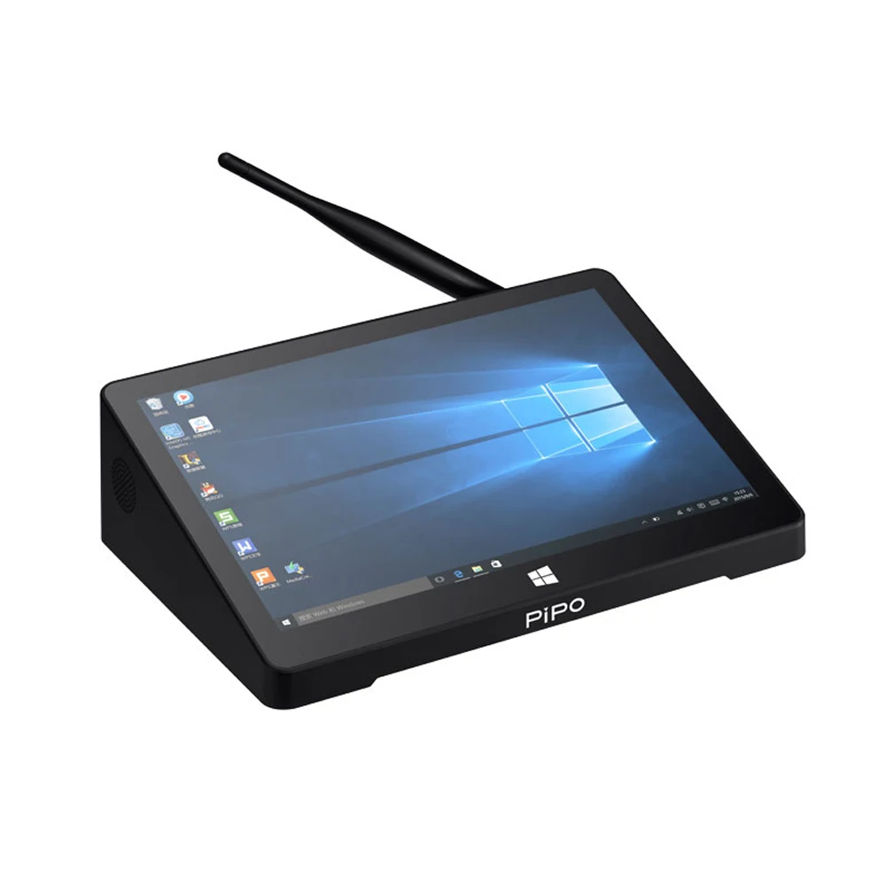 Новый pipo X8 Pro Dual HD Графика ТВ коробке Windows 10 Android 5,1 Intel 8350 4 ядра 2 GB/32 GB ТВ коробке 7 дюймов Экран Mini Pc