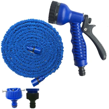 

25FT-100FT Garden Hose Expandable Magic Flexible Water Hose EU Hose Plastic Hoses Pipe With Spray Gun To Watering