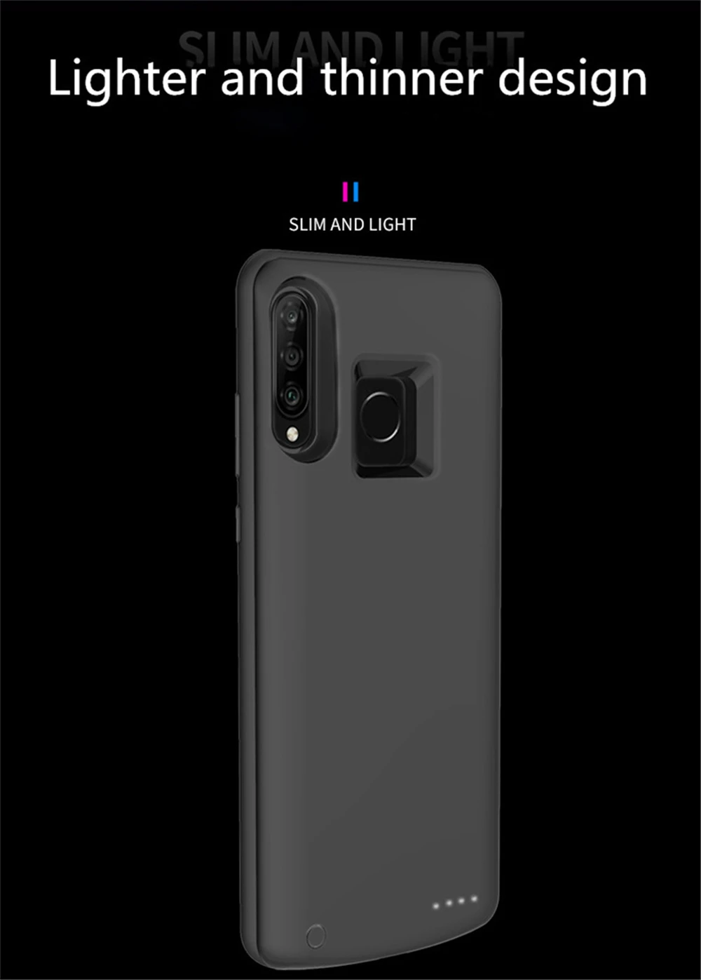 ZKFYS 6500 mAh Портативный Высококачественный аккумулятор для huawei Nova 4e ультра тонкий ударопрочный чехол для аккумулятора