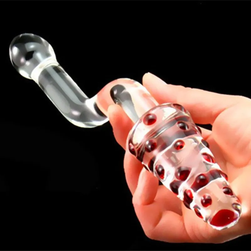 Sex Products Glass font b Dildos b font Penis For Women Anal Butt Plug Anus Masturbation
