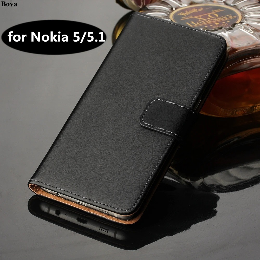 

Premium PU Leather Case for Nokia 5.1 Plus Wallet Holster Protective Shell Magnetic Buckle Cover Case for Nokia 5 5.1 GG
