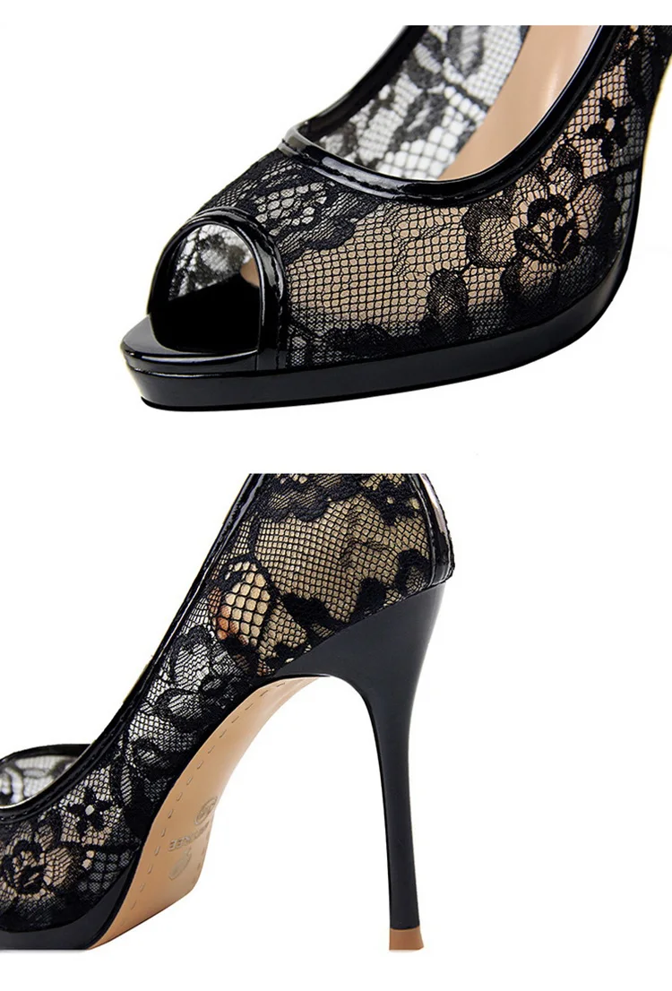 Bigtree/обувь; новые весенние туфли-лодочки; женская модная свадебная обувь на высоком каблуке; женская обувь с открытым носком; обувь для вечеринок на шнуровке; женская обувь на шпильках