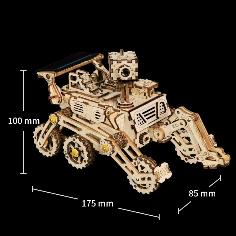 Moon Buggy любопытство дух Discovery Rover подвижный 3D деревянные головоломки игрушки