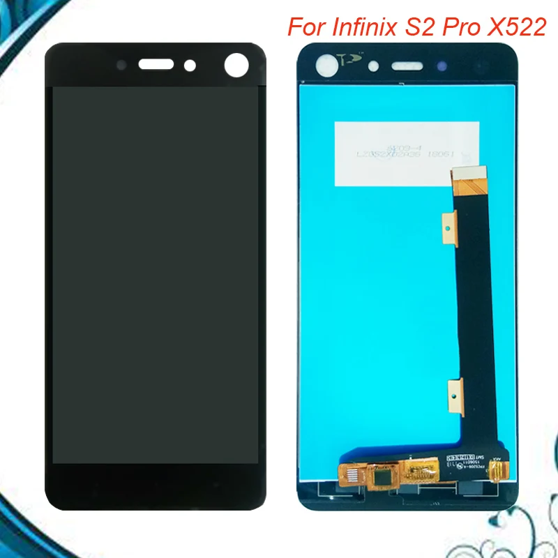 100% новый ЖК дисплей для Infinix S2 Pro X522 Полный сенсорный экран сборка дигитайзер