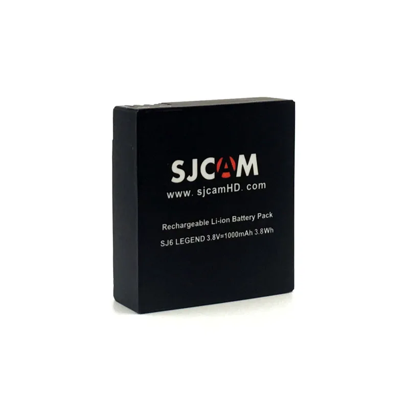 2 шт SJCAM SJ6 Legend аккумулятор 3,8 V 1000mAh 3.8Wh литий-ионная аккумуляторная батарея для SJCAM SJ6 LEGEND аксессуары для экшн-камеры