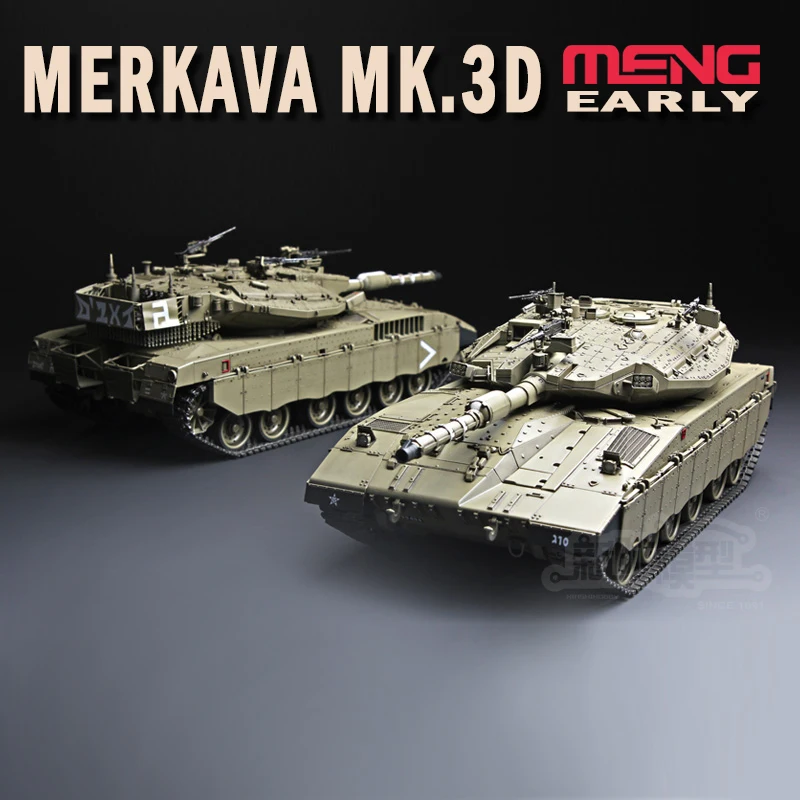 

assembling TS-001 Israeli "Merkava" MK .3 D Main Battle Tank model kit