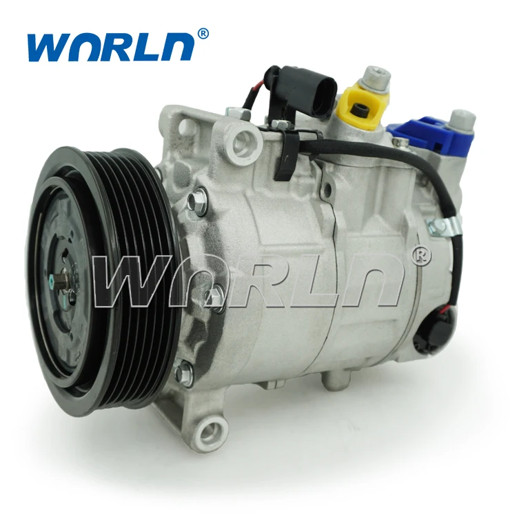 Авто A/C компрессор 6PK для Audi A4 2000-2009/A5 2007/A6 2004-2011/Q5 2008-2012/A7 2010-2011 2,4 2,7 3,0 4F0260805D 4F0260805F