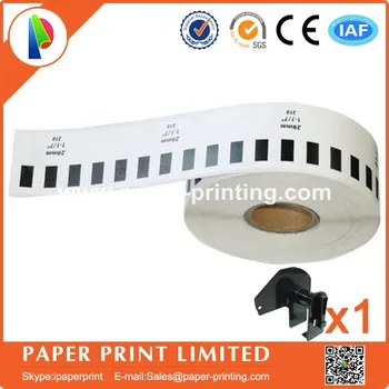 

10 Refill Rolls Compatible DK-22210 Label 29mm*30.48M Continuous Compatible for Brother Label Printer White Paper DK22210 DK2210