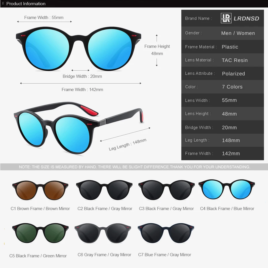 Brand Classic Retro Rivet Polarized Sunglasses Men Lighter Design Women Oval Frame UV400 Protection De Sol