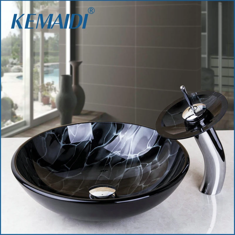 KEMAIDI Victory Hand Painting Artistic Basin Sink Washbasin Counter