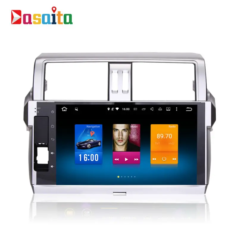 imágenes para 2din android GPS del coche para Toyota Prado 150 2014 + autoradio navegación unidad principal multimedia 2 Gb + 32 Gb 64bit Android 6.0 PX5 8-Core imágenes para 2din android GPS del coche para Toyota Prado 150 2014 + autoradio navegación unidad principal multimedia 2 Gb + 32 Gb 64bit Android 6.0 PX5 8-Core