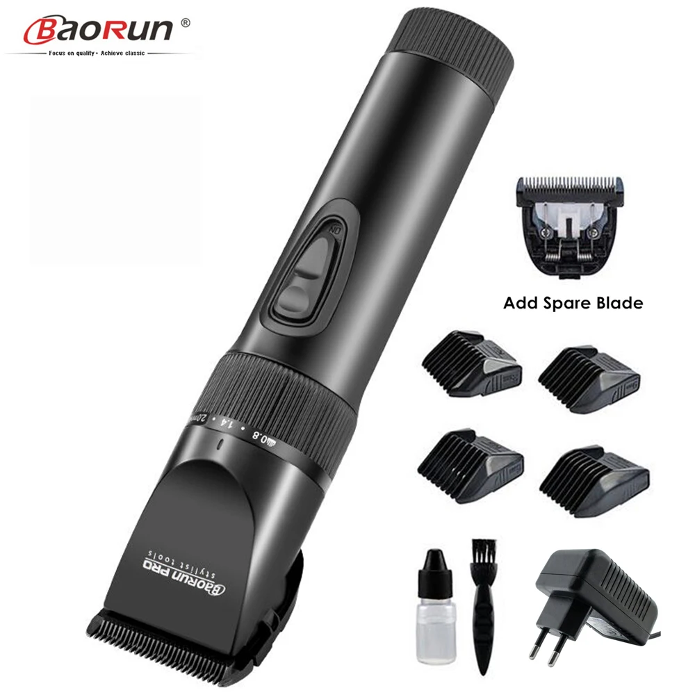 

Hot Sales Professional Electric Hair Clipper Titanium Blade Lithium Rechargeable Hair Trimmer Beard Shaver Hair Cutting Machine