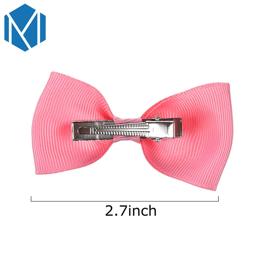 M-MISM-Fashion-Sweet-20pcs-lot-Candy-Color-Knotted-Barrettes-Baby-Girls-Ribbon-Hair-Clips-For