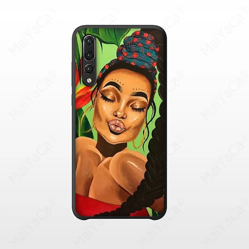 Colorful art african girl  