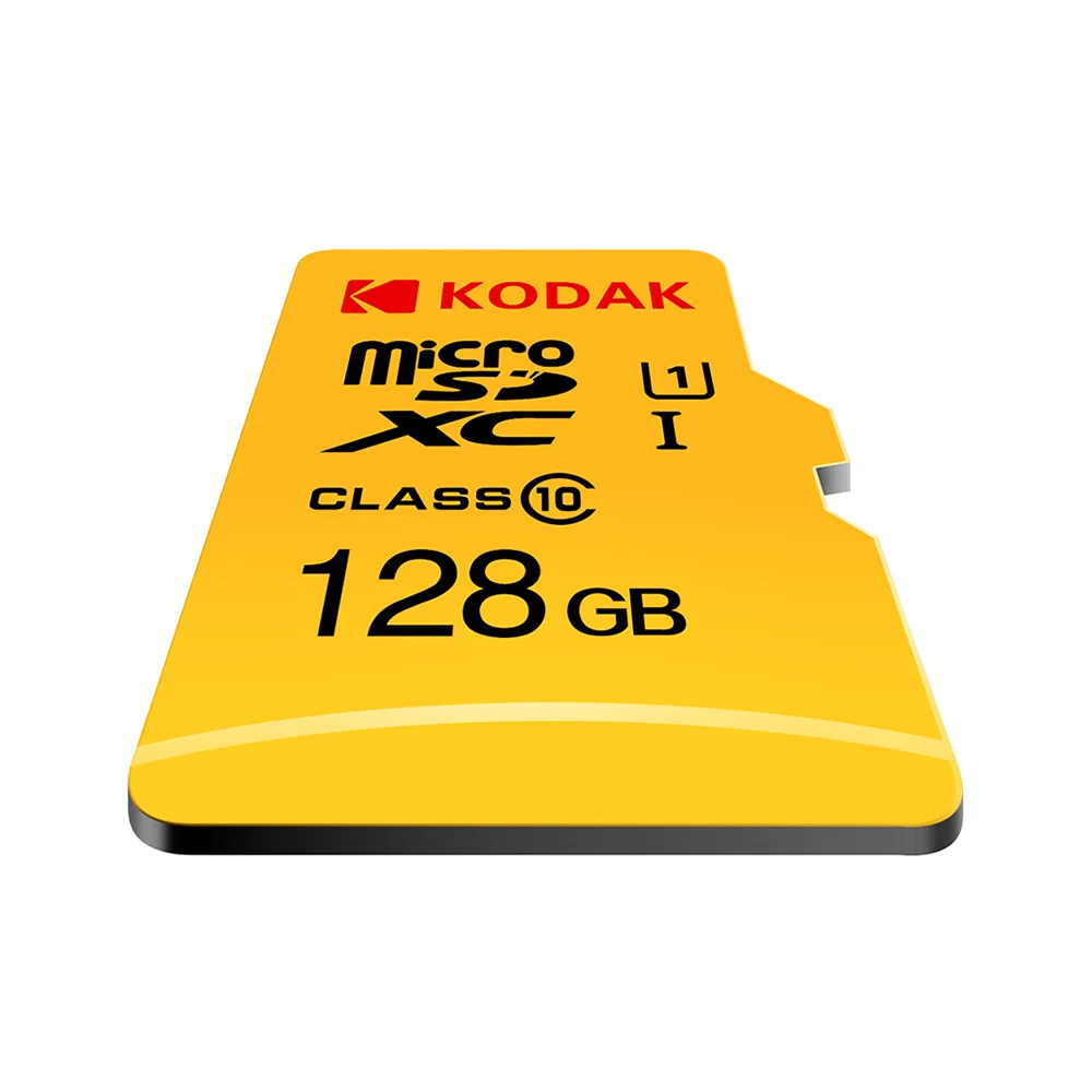 Kodak Micro SD карта 16 ГБ 32 ГБ 64 Гб 128 ГБ TF Карта класс 10 C10 U1 80 МБ/с./с карта памяти быстрая скорость