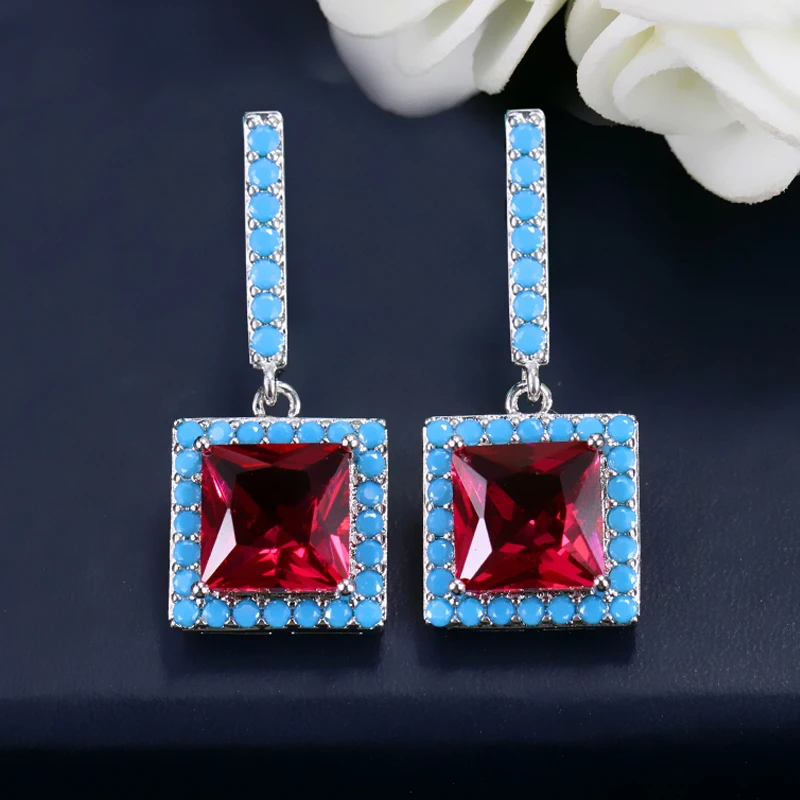 Blue Earrings
