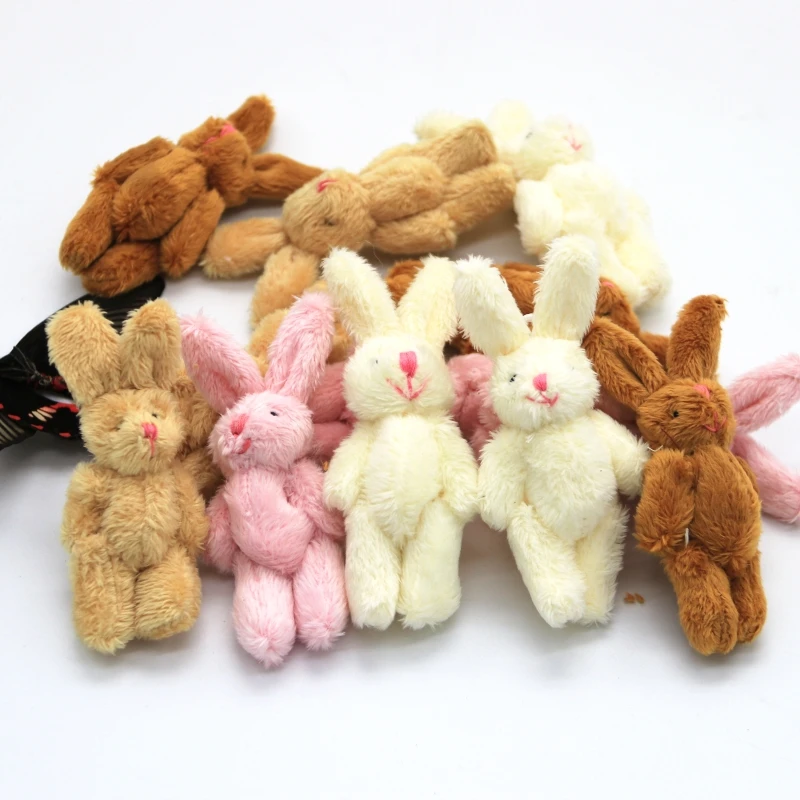 3 шт. мини 6 см милый кролик детские плюшевые игрушки куклы Мягкие животные игрушки для девочек на день рождения Рождество подарки для детей