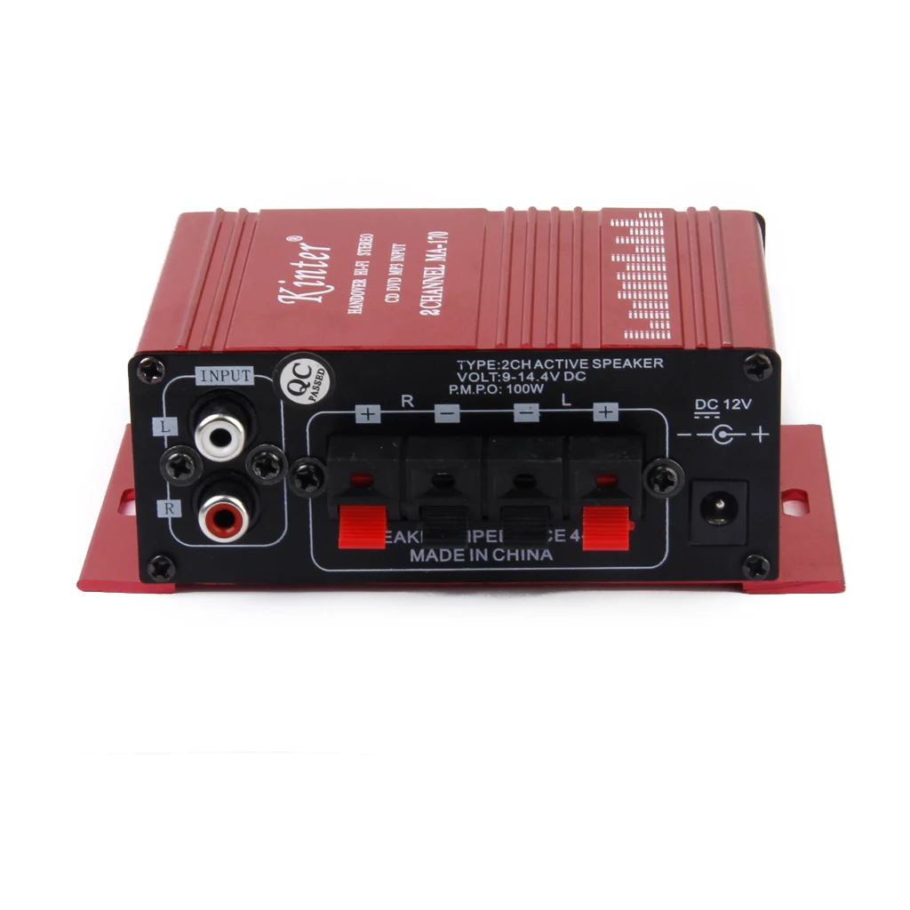 DC12V Mini 2CH Kinter MA-170 HI-FI Stereo Car Power CD DVD MP3 Amplifier 