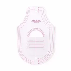 Règles pour vêtements et couture, 2 pièces/lot, design des manches environ 20cm de hauteur, 13cm de largeur, #6404 