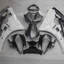 YZFR6 2006-2007 Обтекатели YZF600 R6 2006 кузова YZF R6 07 серебристо-белый зализа Abs